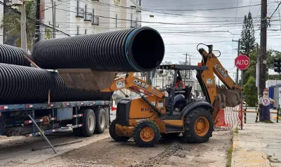 Instalación de Tubería Corrugada de Drenaje
